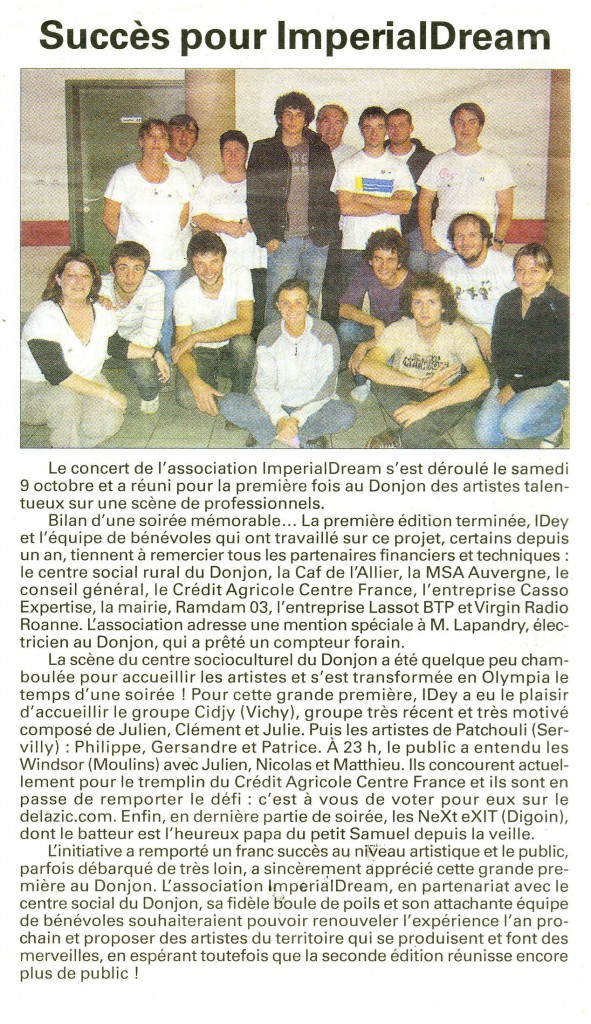 Article La Renaissance ImperialDream